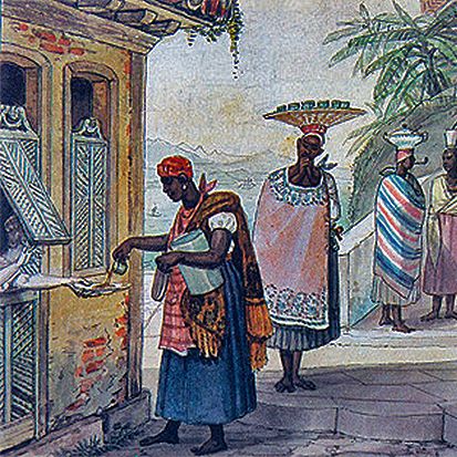 Mulheres vendendo suas mercadorias, Rio de Janeiro. 1826.