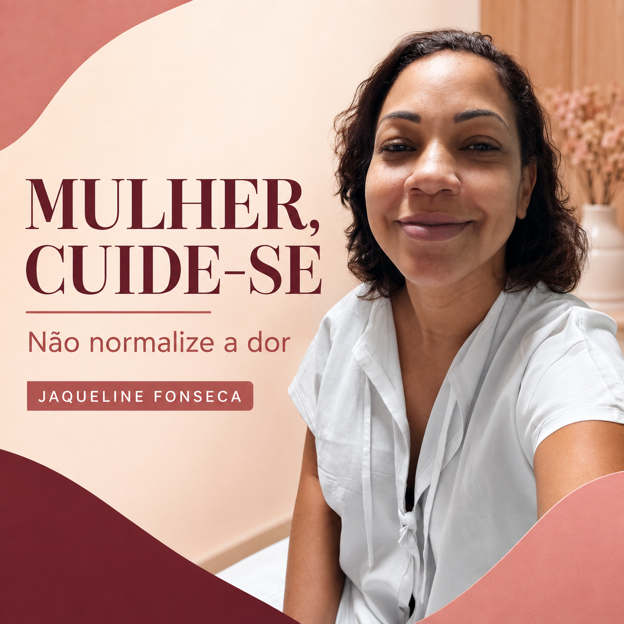 Jaqueline Fonseca em recuperação hospitalar alerta mulheres para não normalizarem dor, sangramento e problemas de saúde íntima.